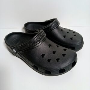 Disney Parks Exclusive Mickey Ears Black Crocs Mens 7 Womens 9